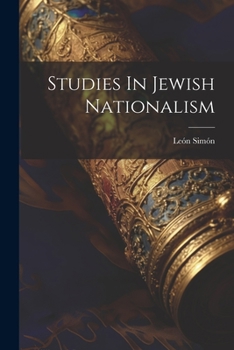 Paperback Studies In Jewish Nationalism Book