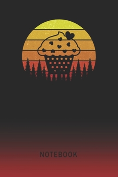 Notebook: Cupcake Blank Wide Ruled Lined Paper Notepad | Writing Pad Journal | Assignments Taking Class Notes Homework Studying Math Science English ... & University Organizer | Student Teacher