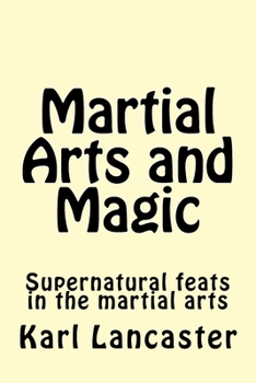 Paperback Martial Arts and Magic Book