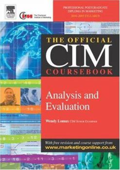 Paperback CIM Coursebook 04/05 Analysis and Evaluation Book