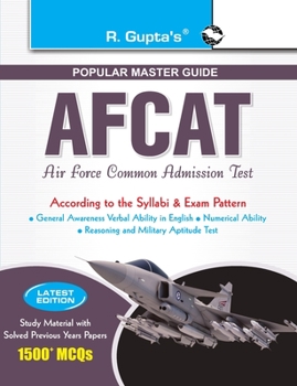 Paperback AFCAT (Air Force Common Admission Test) Exam Guide Book