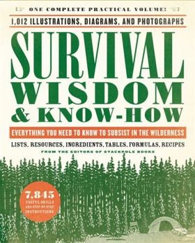 Paperback Survival Wisdom & Know-How: Everything You Need to Know to Subsist in the Wilderness Book