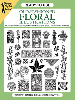 Paperback Ready-To-Use Old-Fashioned Floral Illustrations Book