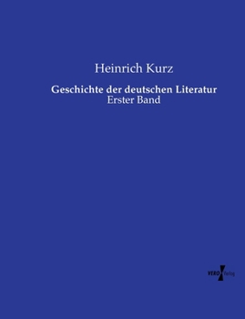 Paperback Geschichte der deutschen Literatur: Erster Band [German] Book