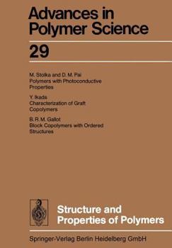 Paperback Structure and Properties of Polymers Book