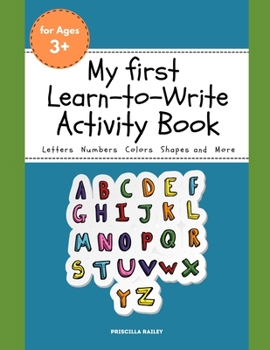 Paperback My First Learn-to-Write Activity Book