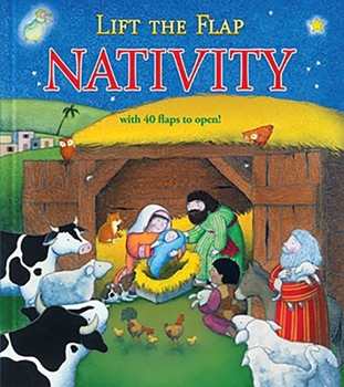 Hardcover Lift the Flap Nativity Book