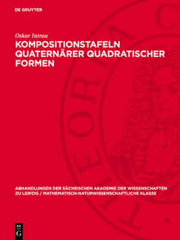 Hardcover Kompositionstafeln Quaternärer Quadratischer Formen [German] Book