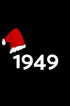 1949: Christmas Theme Gratitude 100 Pages 6" x 9" Notebook