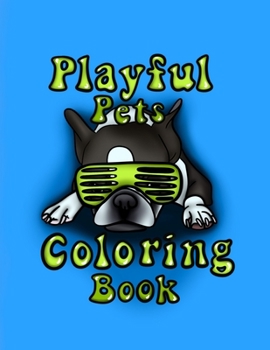 Paperback Playful Pets Coloring Book