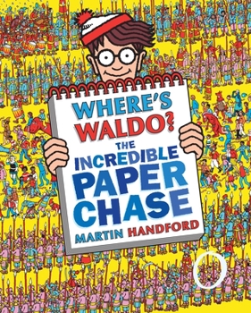 Hardcover Where's Waldo? the Incredible Paper Chase [With Punch-Out(s)] Book