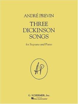 Paperback Three Dickinson Songs: Soprano and Piano Book