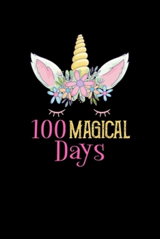 Paperback 100 Magical Days: 120 Dot Grid Pages I Softcover I Work Book I Diary I Travel Diary I Notebook Book