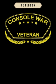 Notebook: Console war veteran Notebook|6x9(100 pages)Blank Lined Paperback Journal For Student, kids, women, girls, boys, men, birthday gifts|Veteran day gifts notebook