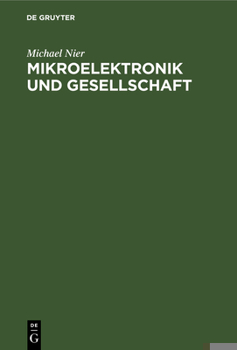 Hardcover Mikroelektronik Und Gesellschaft [German] Book