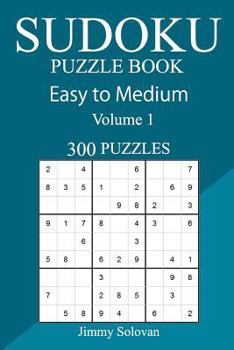 Paperback 300 Easy to Medium Sudoku Puzzle Book