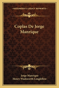 Paperback Coplas De Jorge Manrique Book