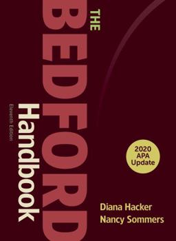 Paperback The Bedford Handbook with 2020 APA Update Book