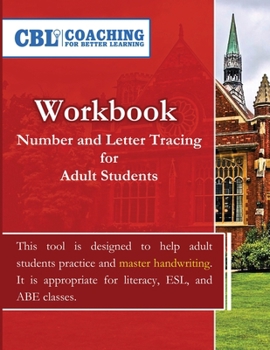 Paperback Workbook: Number and Letter Tracing for Adult Students Book