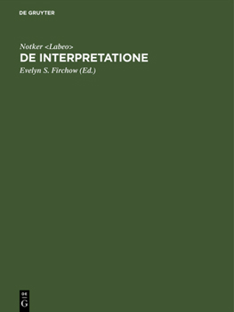 Hardcover De interpretatione [German] Book