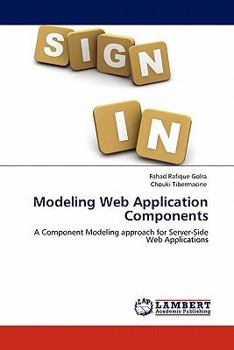 Paperback Modeling Web Application Components Book