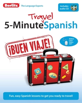 Paperback Berlitz 5-Minute Travel Spanish [Spanish] Book