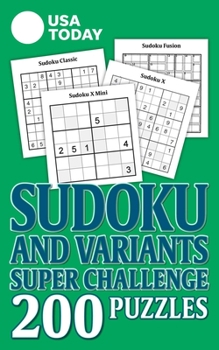 Paperback USA Today Sudoku and Variants Super Challenge: 200 Puzzles Book