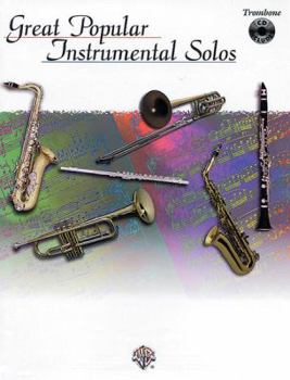 Paperback Great Popular Instrumental Solos: Trombone, Book & CD Book