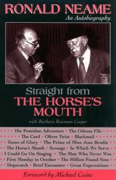 Paperback Straight from the Horse's Mouth: Ronald Neame, an Autobiography Book