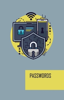 Paperback Password Book: An Organizer for All Your Passwords (110 Pages, 5.5" x 8.5") Book