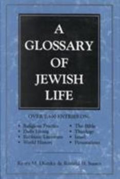 Hardcover A Glossary of Jewish Life Book