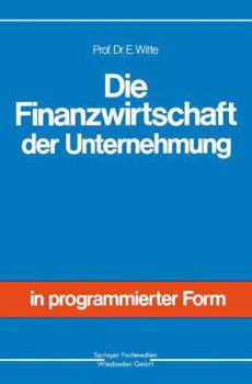 Paperback Die Finanzwirtschaft Der Unternehmung [German] Book