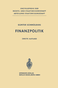 Paperback Finanzpolitik [German] Book