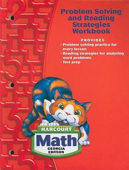 Paperback Harcourt Math Georgia Edition Problem Solving and Reading Strategies Workbook Book