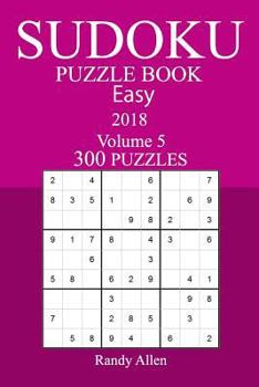 Paperback 300 Easy Sudoku Puzzle Book - 2018 Book