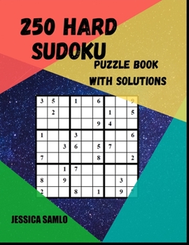 Paperback 250 Hard Sudoku: Puzzle book With Solutions Book