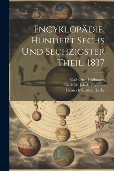 Paperback Encyklopädie, Hundert sechs und sechzigster Theil, 1837 [German] Book