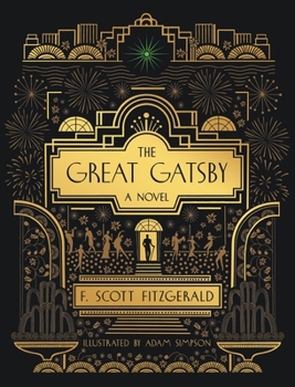 The Great Gatsby: A Novel: Illustrated Edition Book Cover