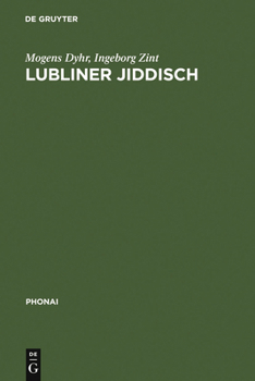 Hardcover Lubliner Jiddisch [German] Book