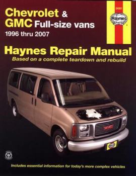 Paperback Chevrolet & GMC Full-Size Vans 1996 Thru 2007 Book