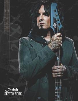 Paperback Sketch Book: Nikki Sixx Sketchbook 129 pages, Sketching, Drawing and Creative Doodling Notebook to Draw and Journal 8.5 x 11 in lar Book