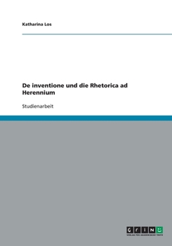 Paperback De inventione und die Rhetorica ad Herennium [German] Book