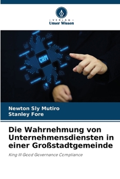 Paperback Die Wahrnehmung von Unternehmensdiensten in einer Großstadtgemeinde [German] Book
