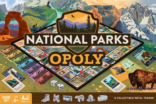 Board Game Ntl Parks Opoly Book