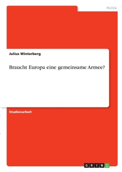 Paperback Braucht Europa eine gemeinsame Armee? [German] Book