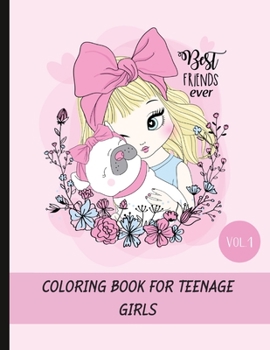 Paperback Coloring book for teenage girls Book