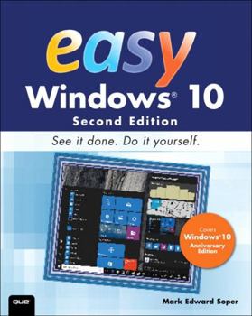 Paperback Easy Windows 10 Book