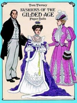 Paperback Fashions of the Gilded Age Paper Dolls Book