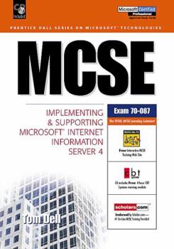 Hardcover MCSE: Implementing & Supporting Microsoft Internet Server Information Server 4 Exam 80-087 [With *] Book