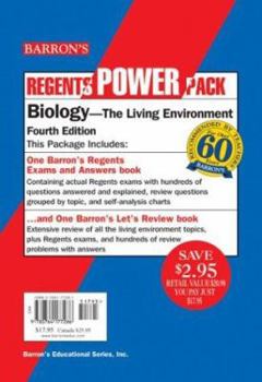 Paperback Barron's Regents Power Pack Biology Set Book